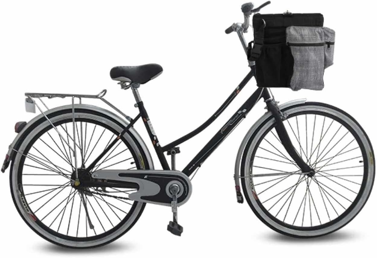 prakticky kosik pre psa na bicykel